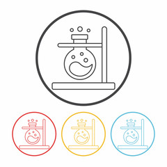 Beaker line icon