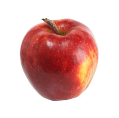 red apple on a white background.Isolated.