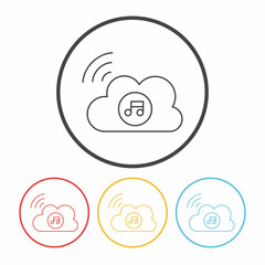 e-music line icon