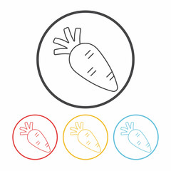 vegetables line icon