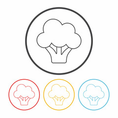 vegetables line icon