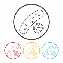 vegetables line icon