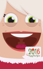 Christmas people vector illustration