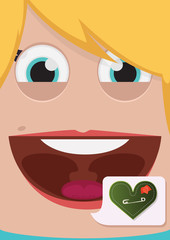 Christmas people vector illustration