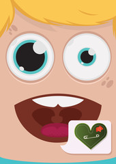 Christmas people vector illustration