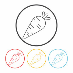 vegetables line icon