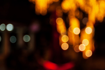 Abstract light bokeh blurred