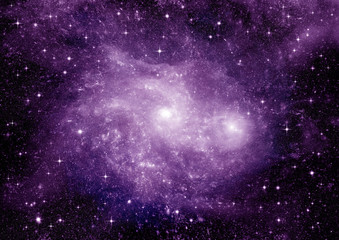 Naklejka premium Stars, dust and gas nebula 