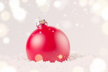 Fototapeta na wymiar decorative christmas ball