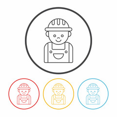 Fototapeta premium Occupation line icon