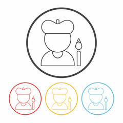 Occupation line icon