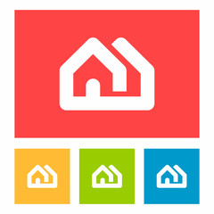 Real estate home house logo icon