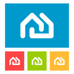 Real estate home house logo icon