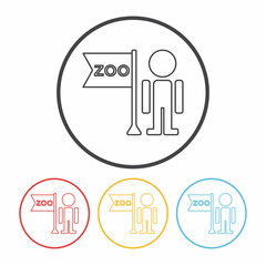 zookeeper line icon