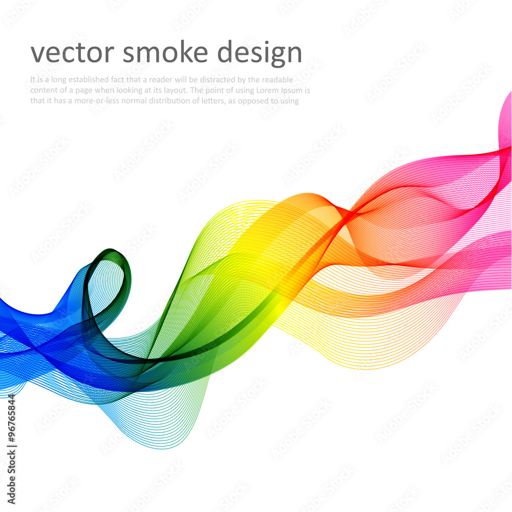 Poster abstract vector colorful background