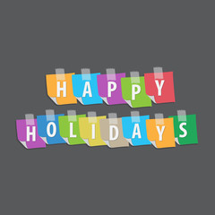 paper Happy holidays