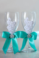 wedding champagne glasses