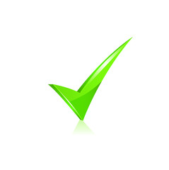 Vector green checkmark.