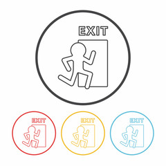 exit line icon