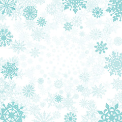  winter background with snowflakes  snow vector