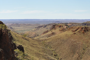 Fototapeta na wymiar Iron Ore Rocks - Australian Outback