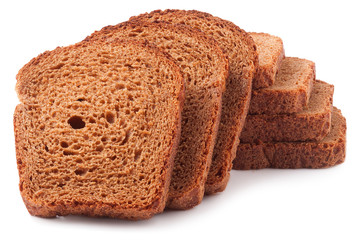 Slices of brown bread