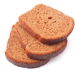 Slices of brown bread