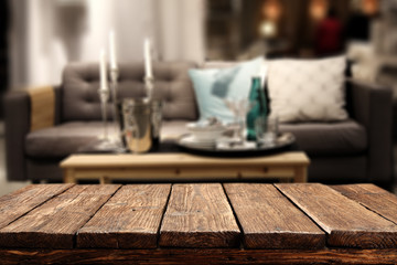 sofa and table 