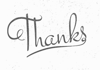 Thanks Typographic Design