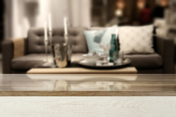 sofa interior and desk top 