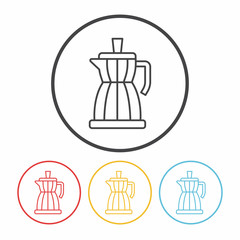 coffee maker line icon