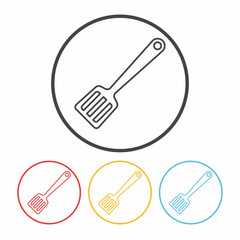 Spatula line icon
