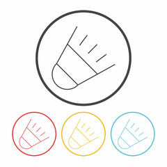 badminton line icon