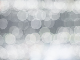 abstract background with white bokeh defocused