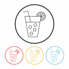 drink line icon