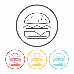  hamburger line icon