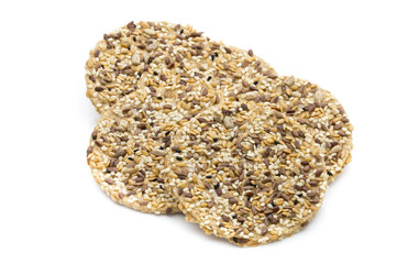 Nature gourment biscuits with sea salt and sesam seeds.