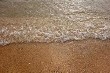  sand and small wave