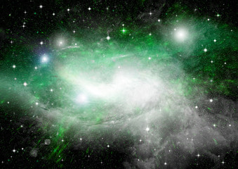 Naklejka premium galaktyka w wolnej przestrzeni