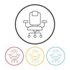 chair line icon