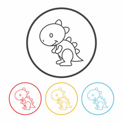 toy dinosaur icon