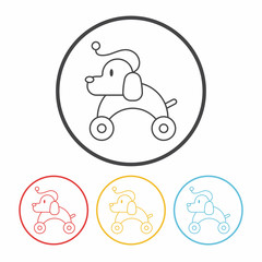 toy dog icon