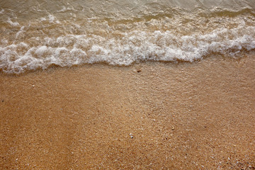  sand and small wave