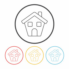 web home line icon