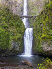 Scenic Multnomah Falls in Oregon