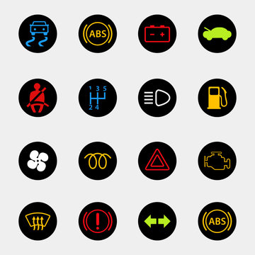 dashboard car icons