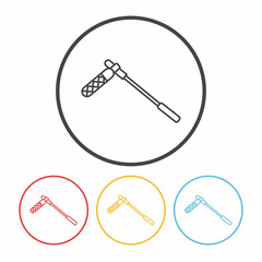 boom microphone line icon