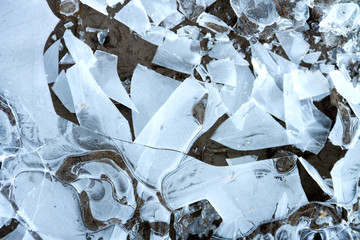 Broken ice