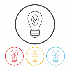 Environmental protection concept saving energy; turn off lights