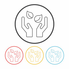 Environmental protection concept; protect forests and ecological